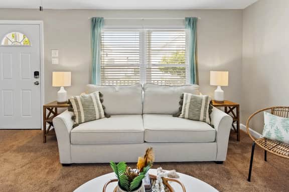 3BR Palm Bliss | Quiet AC North End + Backyard! - Image 2